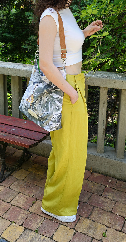 torby na ramię Letnia torba w kwiaty i liście