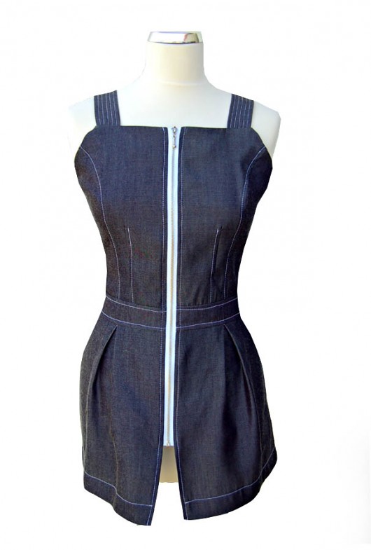 Graphite summer tunic 40 Kasia Zapała