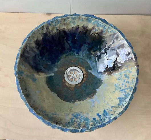 Ceramiczna umywalka Morska piana Ceramystiq