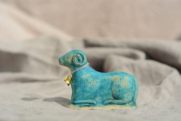 ozdoby wielkanocne Baranek wielkanocny turkusowy, ciemny turkus be 10