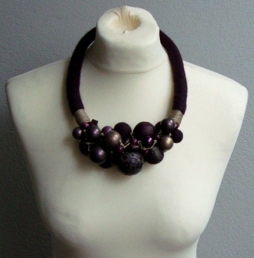Wisior Purpurowa Afrika shewas