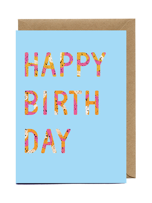 kartki okolicznościowe - wydruki Kartka Urodzinowa Happy B-Day