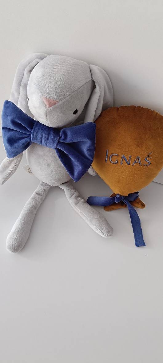 przytulanki dla niemowląt i dzieci Mały króliczek - maskotka, przytulanka personalizowana