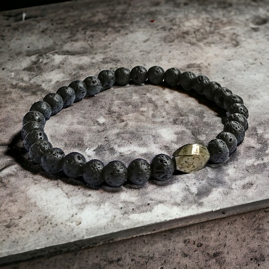 biżuteria męska Męska bransoletka: PIRYT & LAWA : na gumce