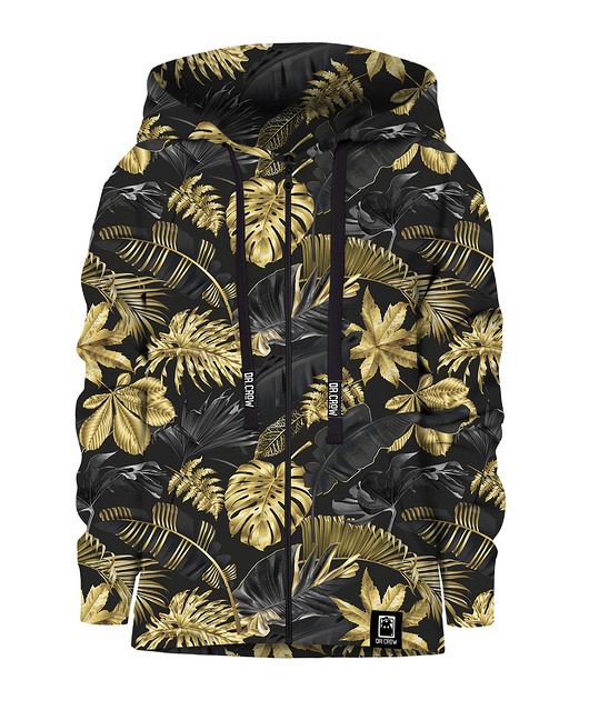 bluzy dla chłopców Bluza Zamek Chłopiec DR.CROW Liście