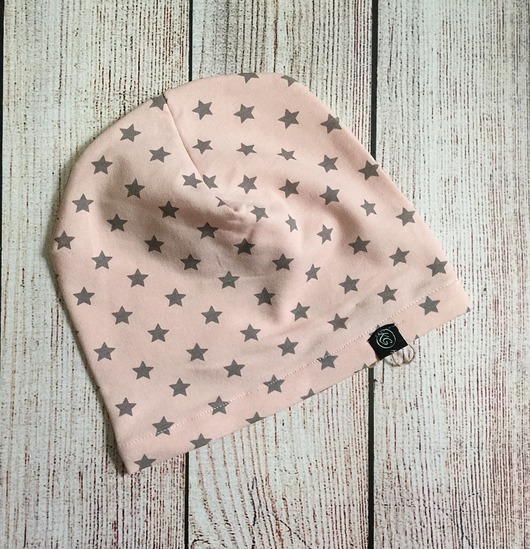 Cienka czapka z dresówki  KG Handmade