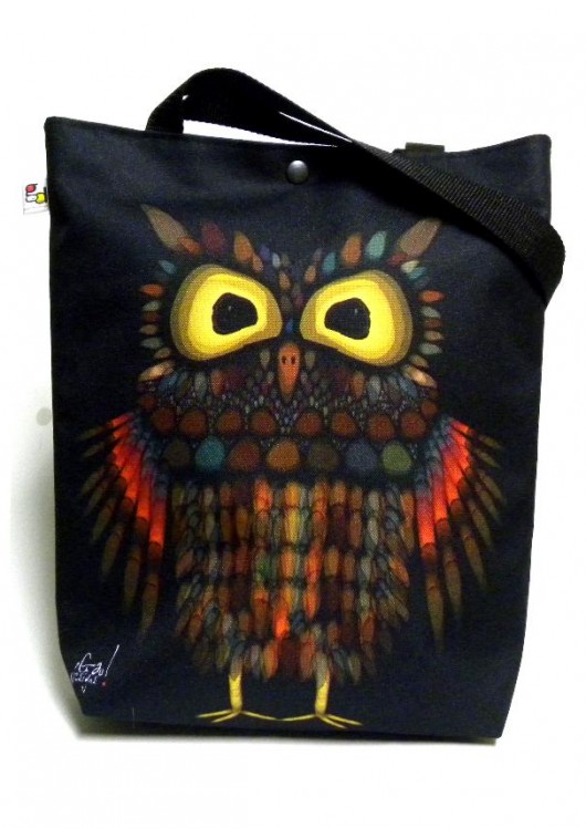 Duża torba z sową Gaul Designs