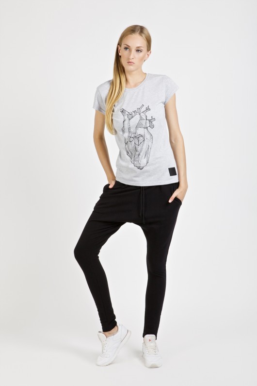 T-shirt damski 'serce' NoExcuse