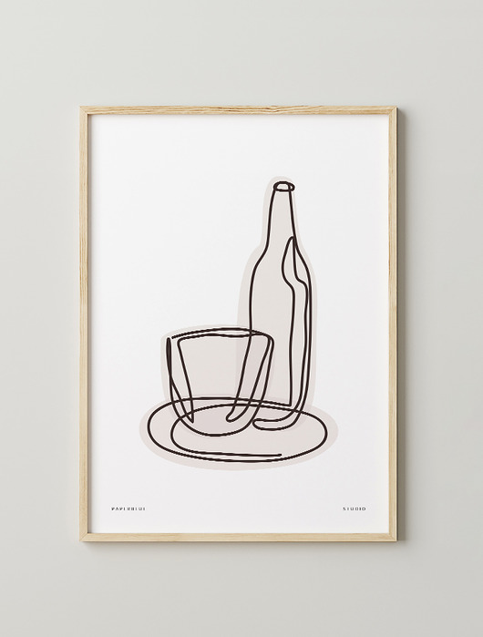 One line - print Paperblue Studio