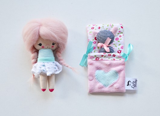 Różowa Zosia mini z misiem Lady Stump