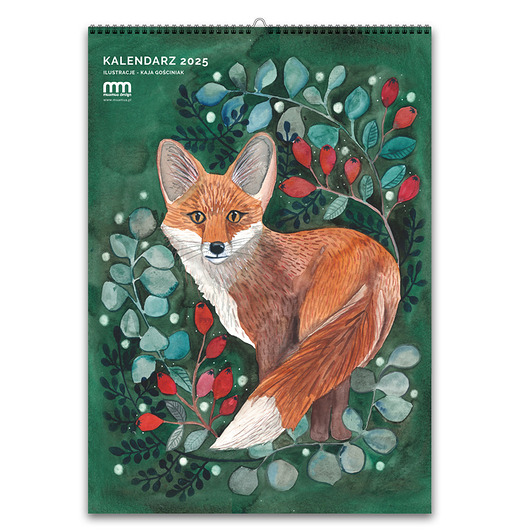 kalendarze i plannery Kalendarz 2025 - Leśne Zwierzęta, idealny prezent dla miłośników natury