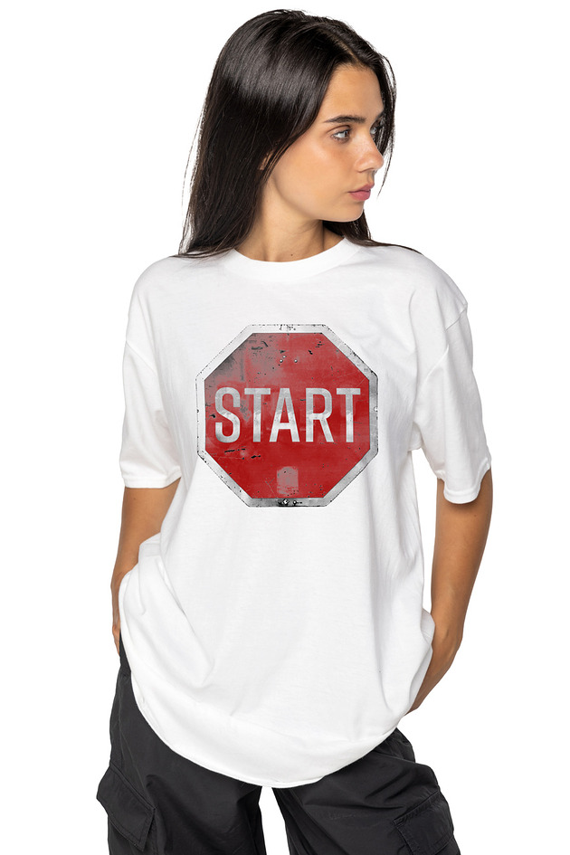 t-shirt damskie Koszulka loose fit UNDERWORLD Start