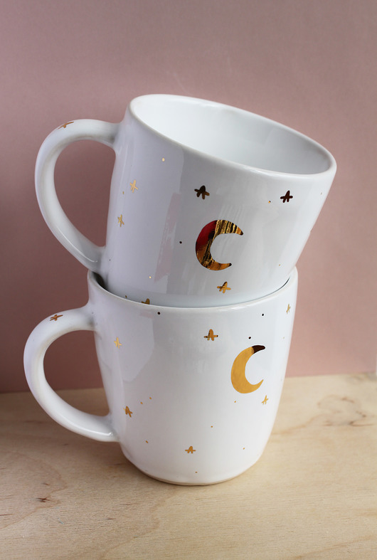 Ceramiczny kubek z uchem biały 270 ml ELEMTHEBRAND