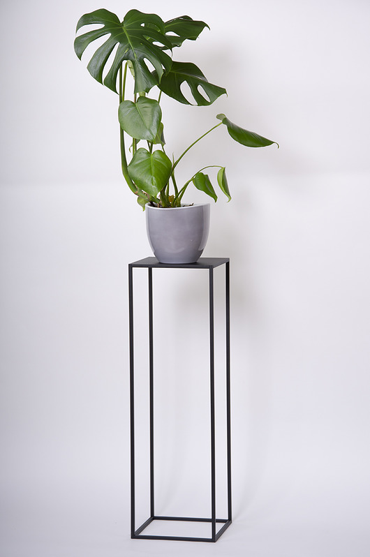 Kwietnik RODOS 110 cm,CZARNY Wzorek Systems