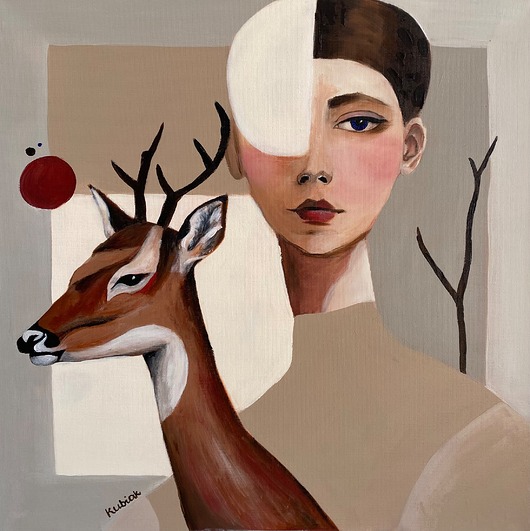 obrazy Czułość / obraz by Magda Kubiak