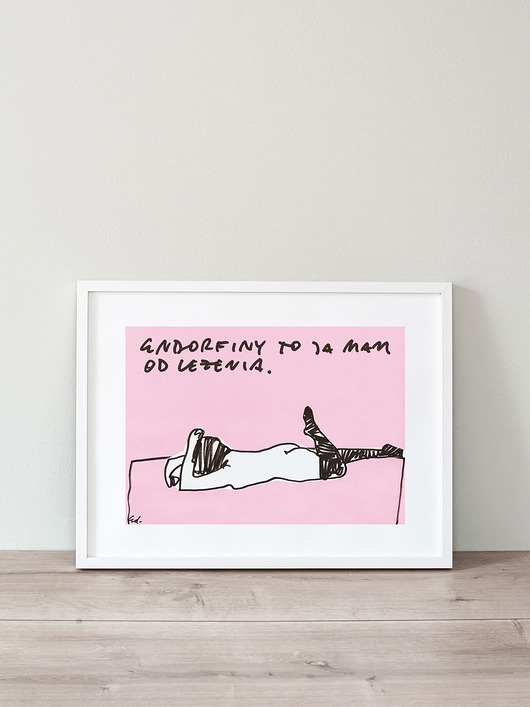 plakaty Plakat Endorfiny to ja mam od leżenia
