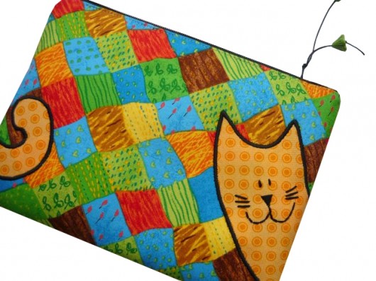 Kot Wacek i łąki, i pola... -etui na tablet Gazynia
