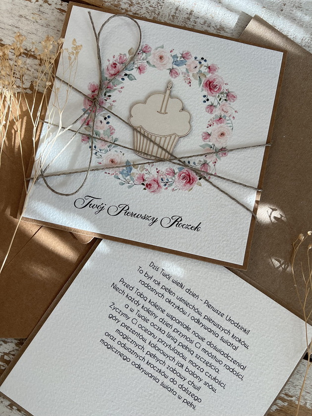 kartki scrapbooking Ręcznie robiona kartka na urodziny dla dziewczynki życzenia urodzinowe dla dz