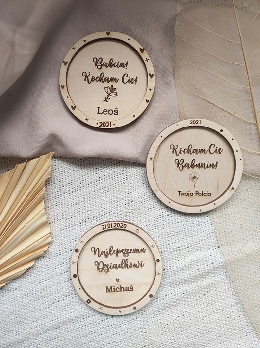akcesoria dziecięce - różne Magnesy na Dzień Babci i Dziadka