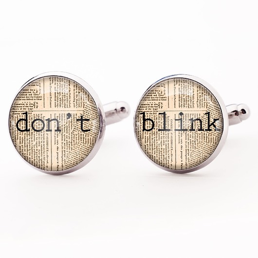 Don't blink - spinki do mankietów - 0203 EgginEgg Men