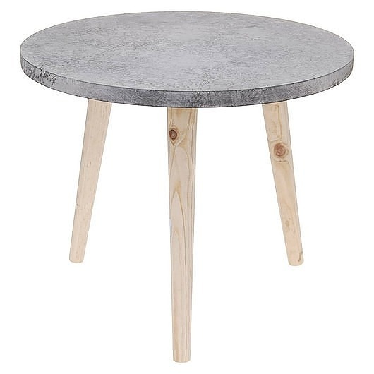 Stolik Kawowy Cementowy 49 cm MIA home