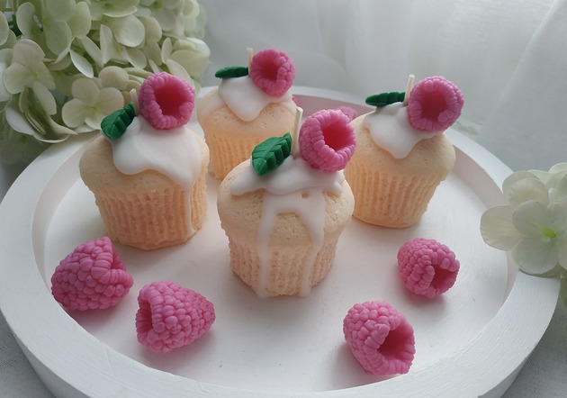 świeczniki i świece Świece sojowe babeczki