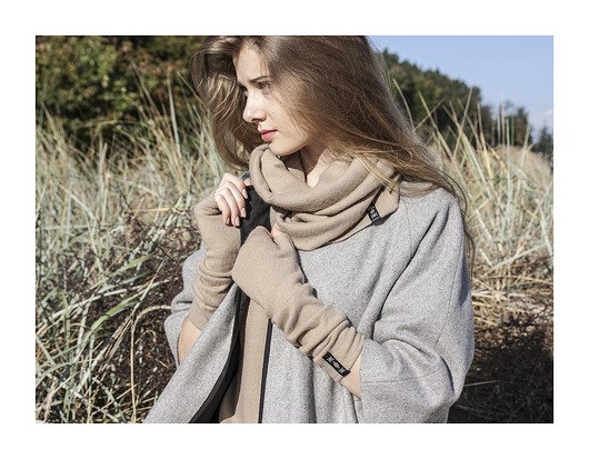 szale damskie Circle scarf / beige
