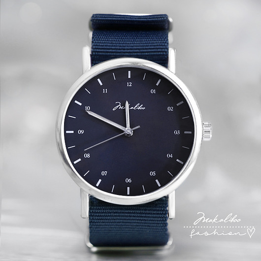 - 12 %  Simple Watch Deep Ocean  - Makaliboo Makaliboo