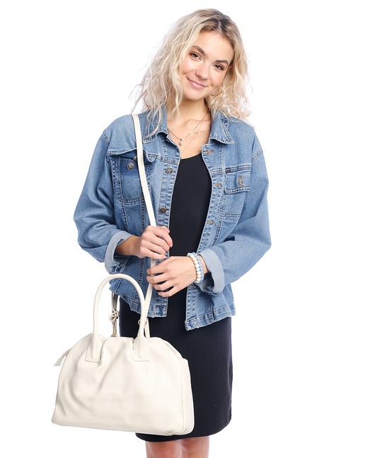 torby na ramię Torba skórzana Shopper (7109)