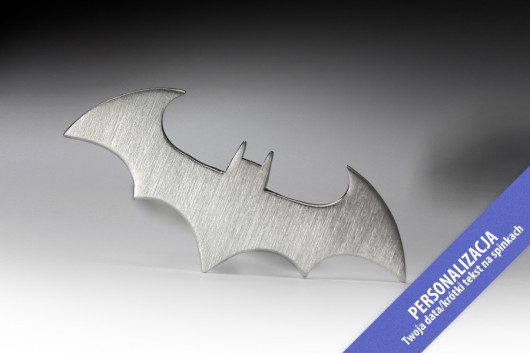 Srebrne spinki - Batman - PERSONALIZACJA FeinFein
