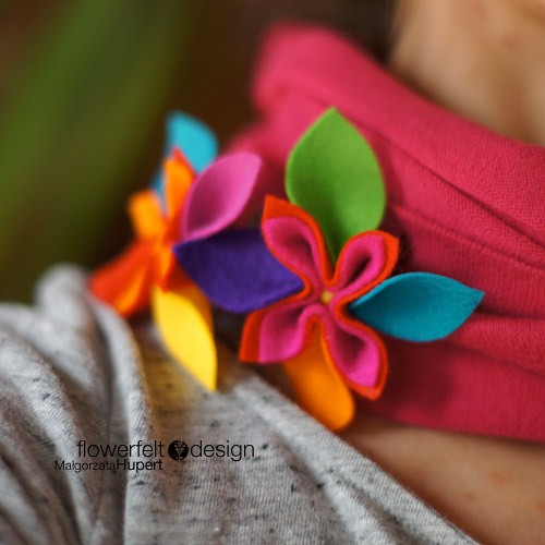 two colours FlowerFelt Design