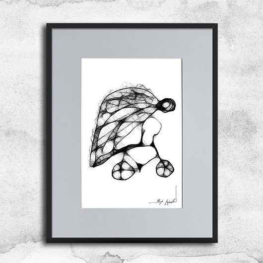 grafiki i ilustracje Autorska grafika z ramą nr 50