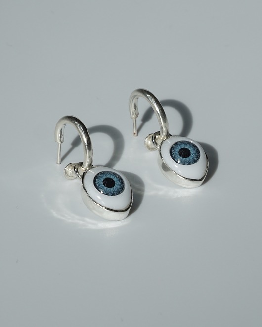 kolczyki srebrne Kolczyki srebrne OCULA blue