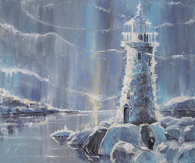 "Latarnia morska Santa Cruz Walton"(Giclee) 4mara Marina Czajkowska