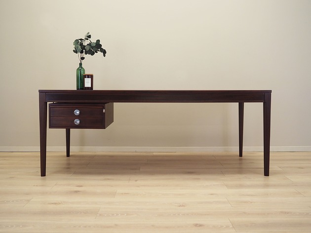 biurka Biurko mahoniowe, duński design, lata 70, designer: Finn Juhl