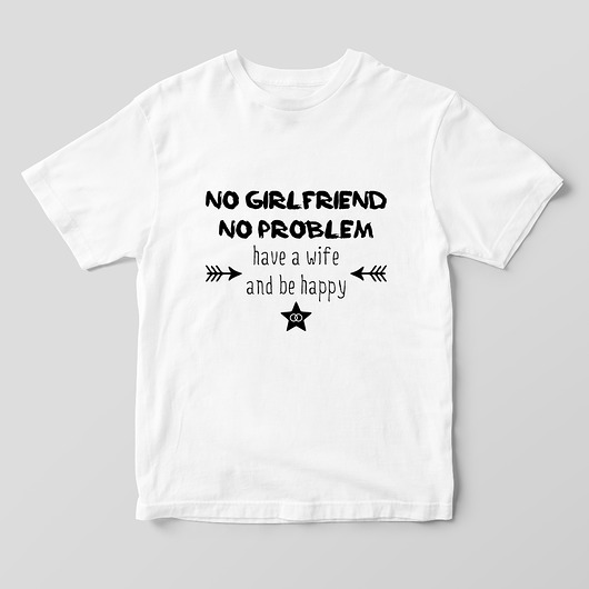 t-shirty męskie Have a wife and be happy - koszulka