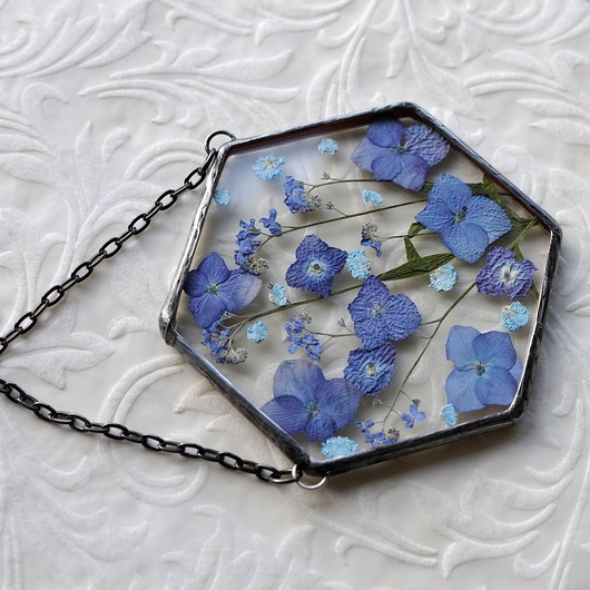 Ozdoby na ścianę Niezapominajki i Hortensja