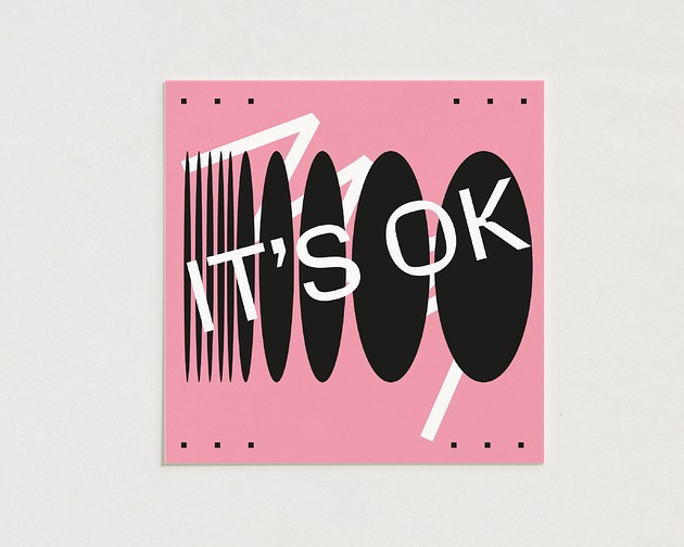 plakaty It's ok / Oryginalna grafika / poster print / plakat