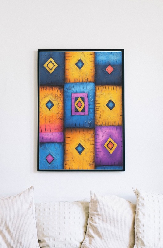 plakaty Plakat - Colombian pattern 1