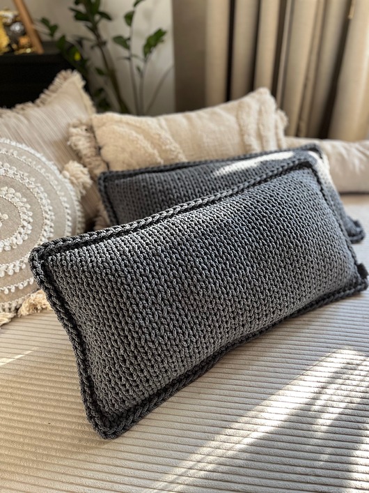 poduszki plecione Poduszka Dekoracyjna Loft 60 x30 cm