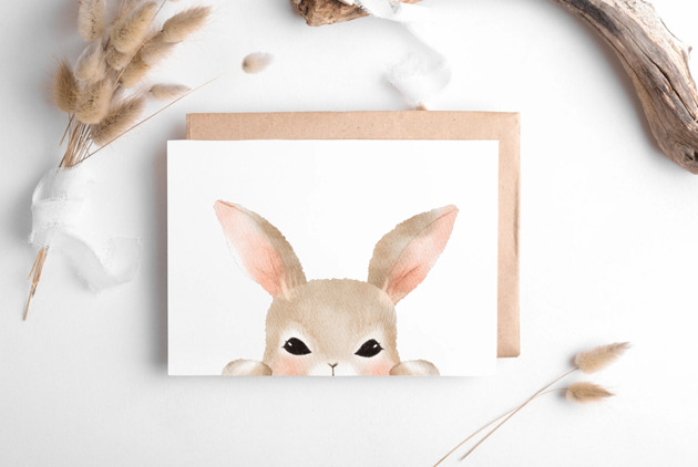 obrazy i plakaty do pokoju dziecięcego PLAKAT DO POKOJU DZIECKA króliczek królik zając Wielkanoc