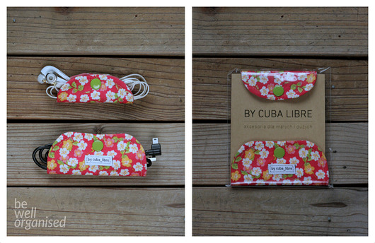 2 uchwyty na kabelki - Kwiatki cuba libre