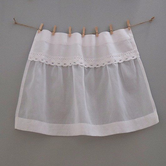 tekstylia - różne Firany do salonu GARDA tunel styl Shabby Chic Nowoczesny Rustykalny