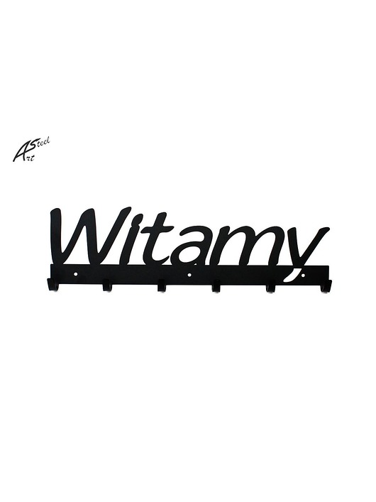 Wieszak na ubrania Witamy Piękny Nowoczesny ArtSteel