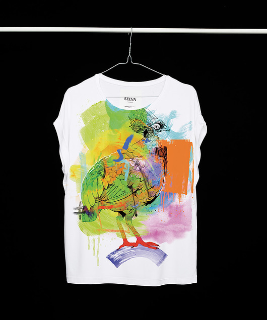 Borneo Bird T-shirt Woman SELVA