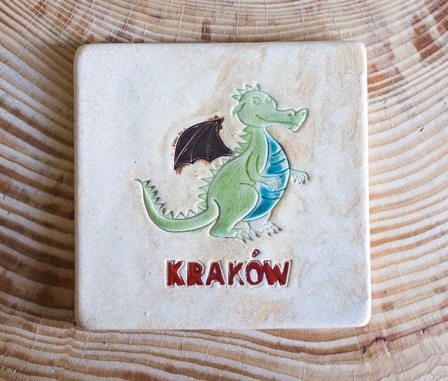 dodatki - różne Podstawka/pamiątka KRAKÓW SMOK