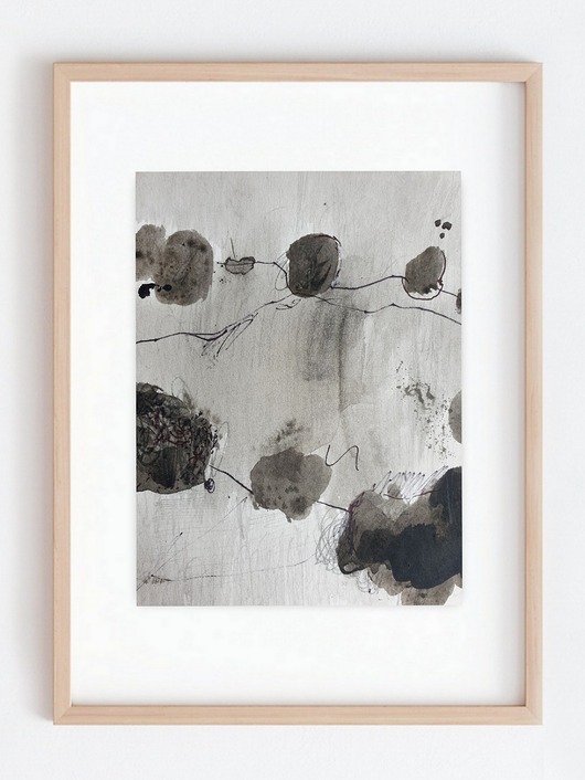 grafiki i ilustracje Abstrakcja nr 04 kolekcja Ogród Eden, oryginał