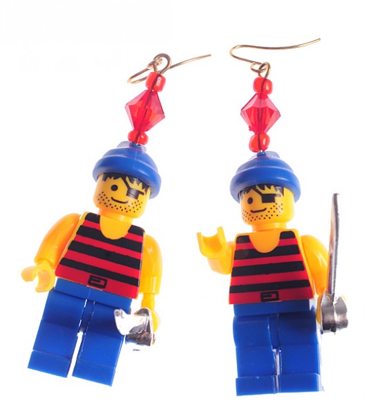 Kolczyki LEGO Piraci TWINS