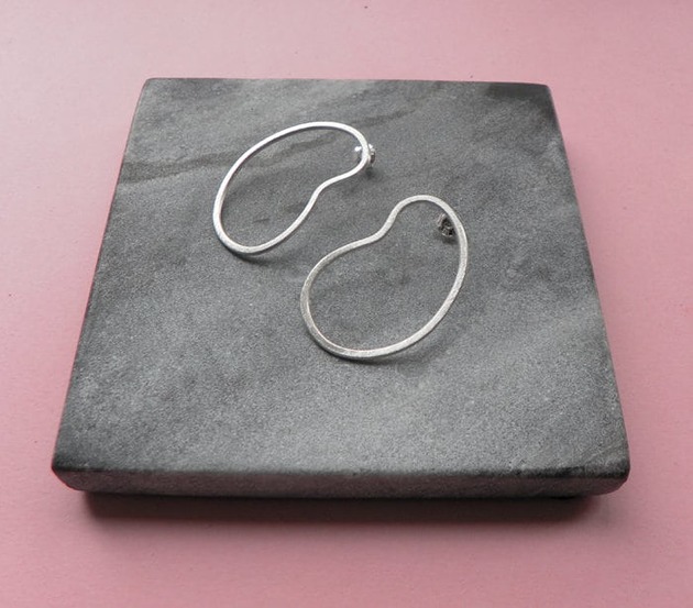 kolczyki srebrne Kolczyki PABLO, srebro 925