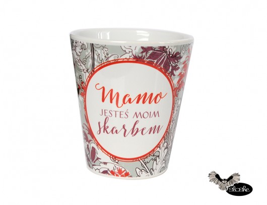 Mamo jesteś moim skarbem, kubek latte Sowia Aleja